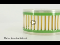 উচ্চ তাপমাত্রা, তাপ সঙ্কুচিত সনাক্তকরণ হাতা সঙ্কুচিত অনুপাত 2:1