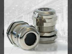 নিকেলযুক্ত ব্রোঞ্জের ক্যাবল গ্রন্থি আইপি 68 ওয়াটারপ্রুফ সংযোগকারী