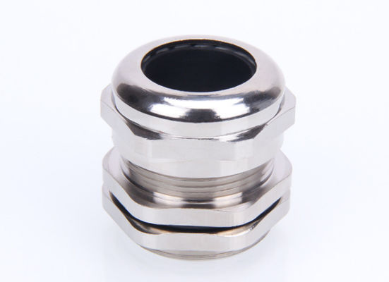 M8X1(2-4) নিকেলযুক্ত ব্রোঞ্জের তারের গ্রন্থি IP68 জলরোধী সংযোগকারী