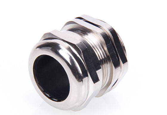 M25X1(10-14) নিকেলযুক্ত ব্রোঞ্জের তারের গ্রন্থি IP68 জলরোধী সংযোগকারী